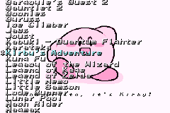 Multi-Game Menu Screen