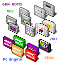 gba roms nes roms super sega z80